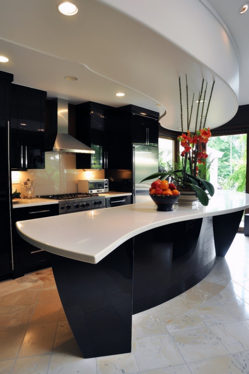 Why do black kitchen cabinets need special care?